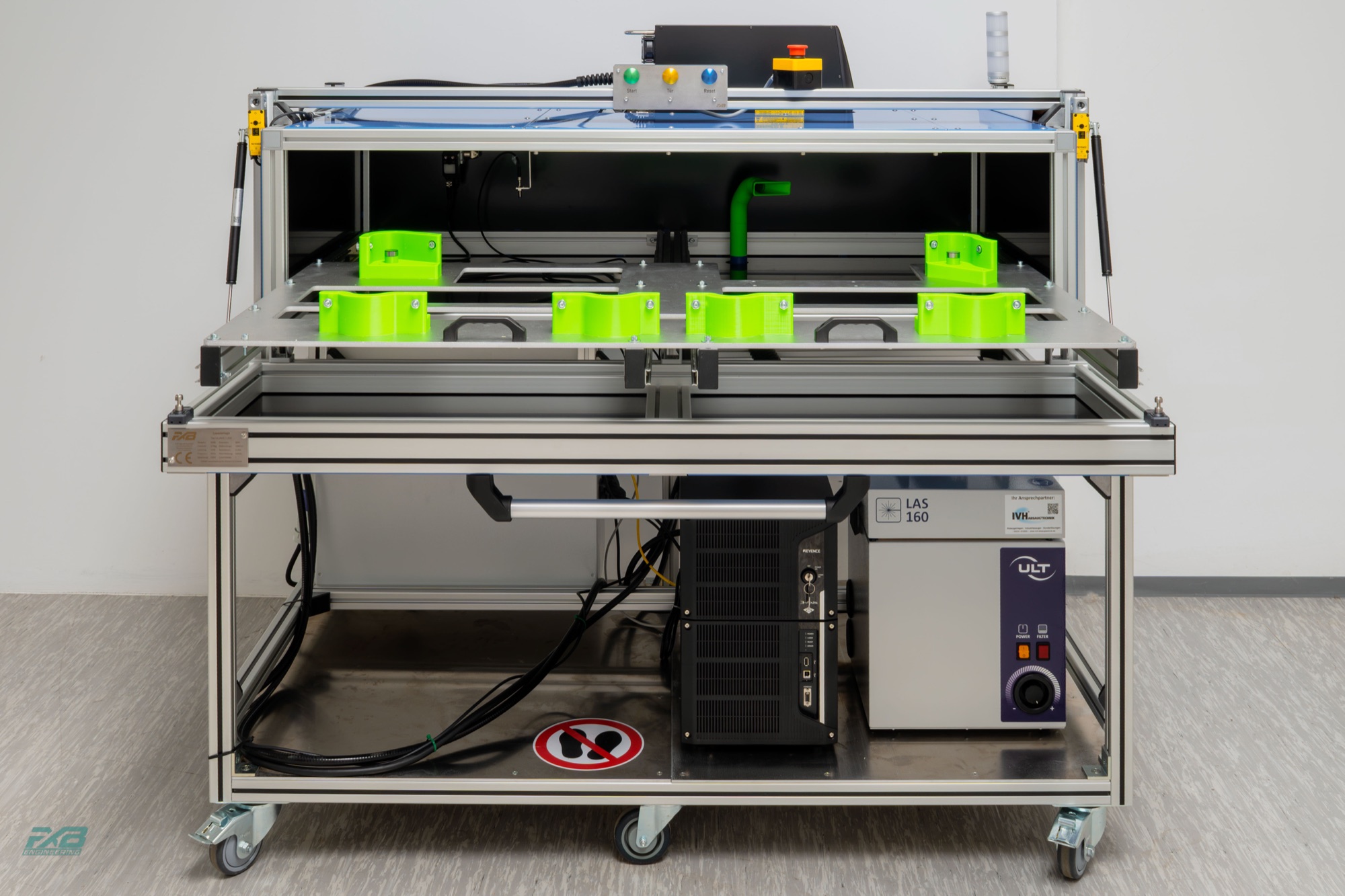 Laser Cabin for Engraving Aluminium Components