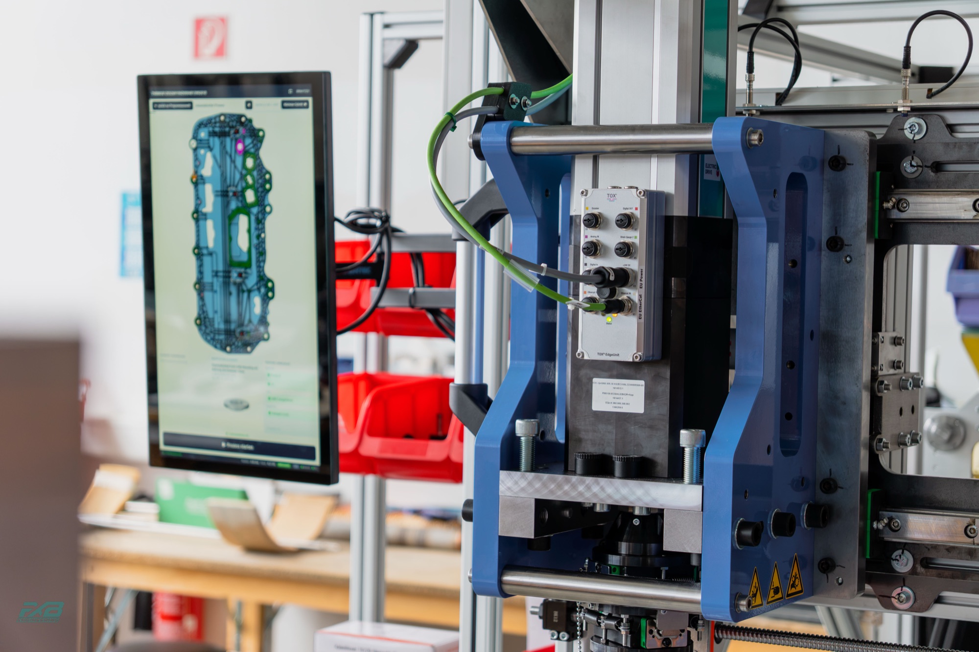 Assembly System with 60 kN Press for Aluminium Components